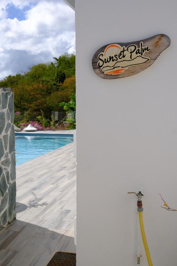 Sunset Palm - Villa Creole Avec Piscine Face Au Coucher De Soleil Et A La Reserve Cousteau Bouillante Eksteriør billede