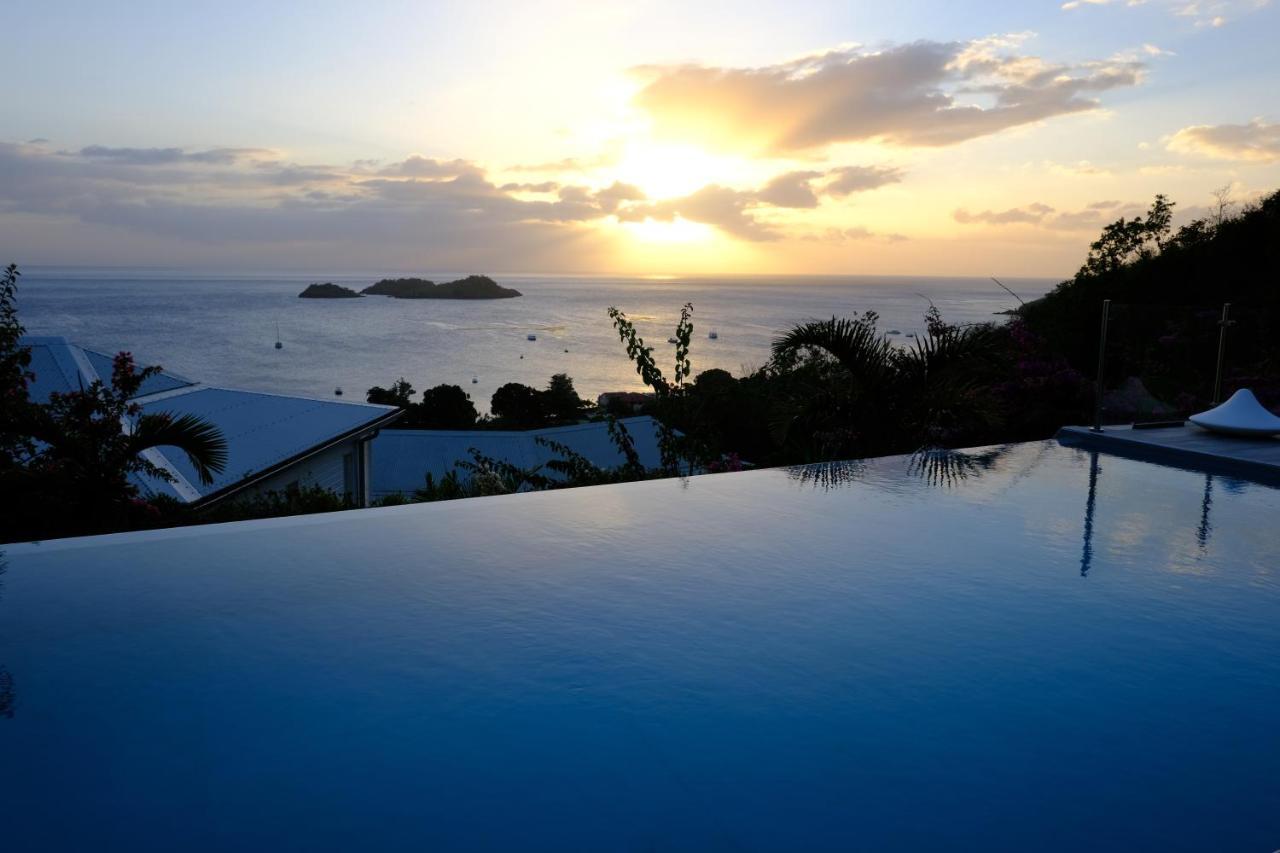 Sunset Palm - Villa Creole Avec Piscine Face Au Coucher De Soleil Et A La Reserve Cousteau Bouillante Eksteriør billede