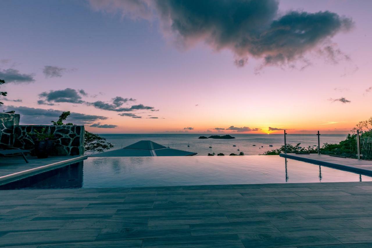 Sunset Palm - Villa Creole Avec Piscine Face Au Coucher De Soleil Et A La Reserve Cousteau Bouillante Eksteriør billede