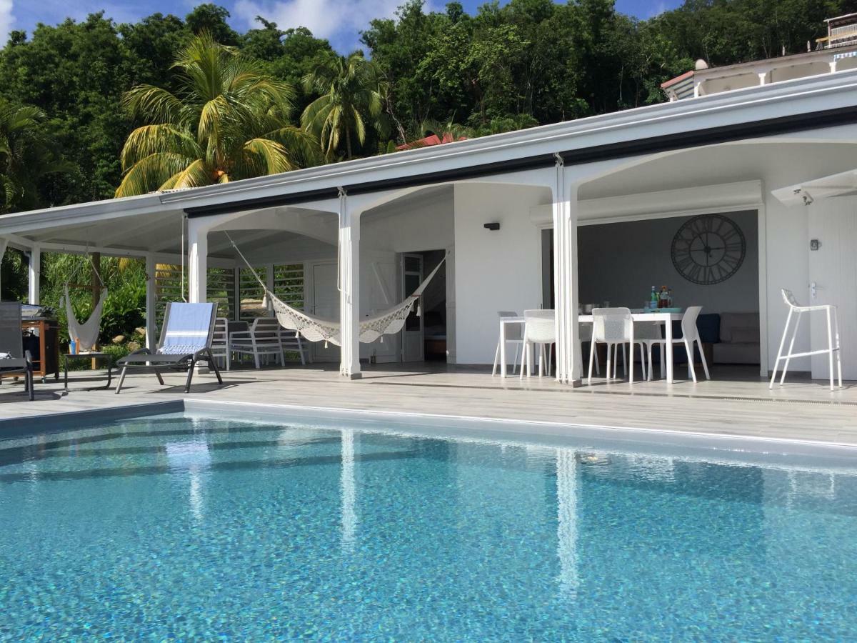 Sunset Palm - Villa Creole Avec Piscine Face Au Coucher De Soleil Et A La Reserve Cousteau Bouillante Eksteriør billede